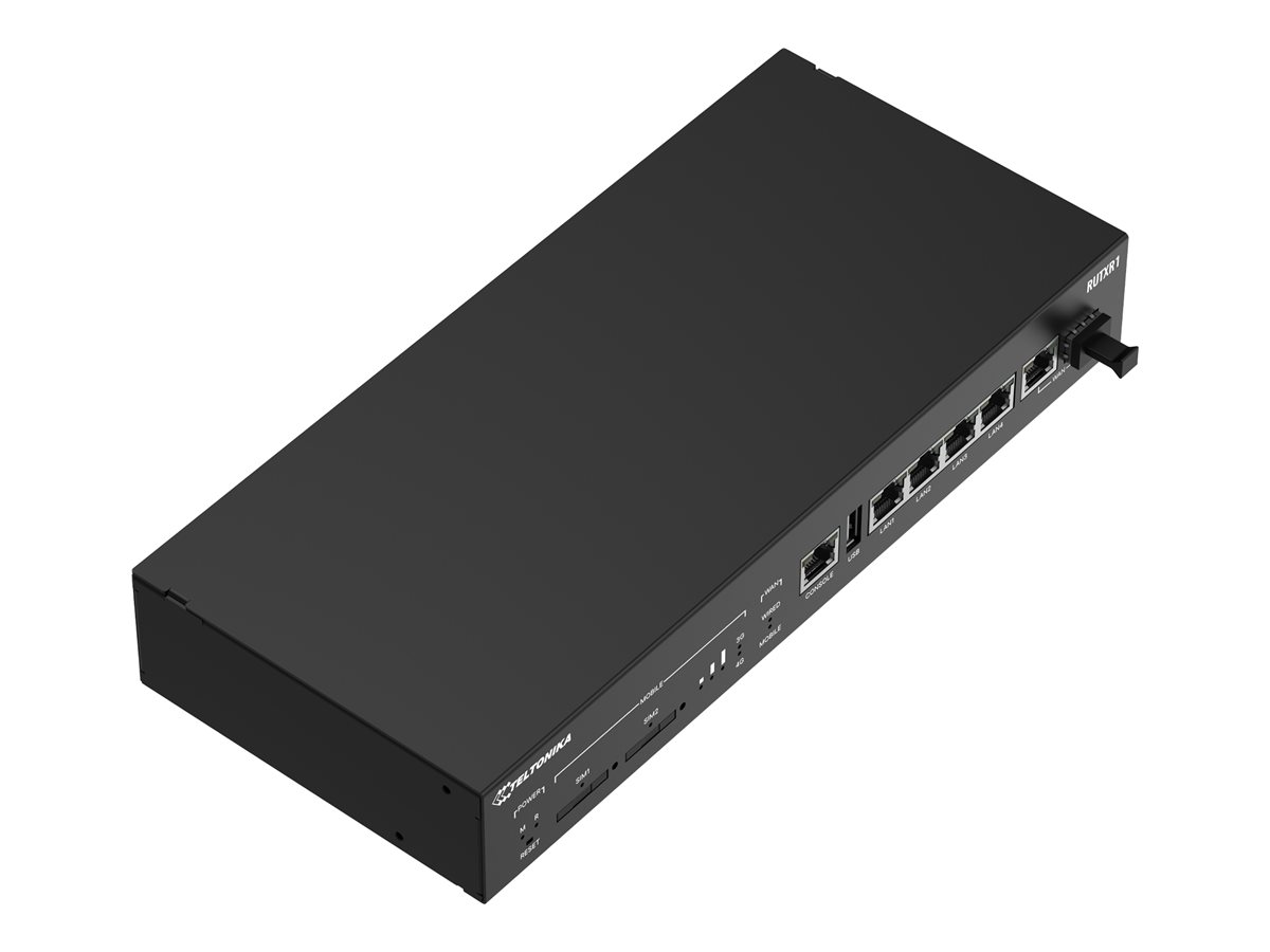 Teltonika RUTXR1 Enterprise Rack-Mountable SFP/LTE Router - Router - Kabellos, Ansicht 4