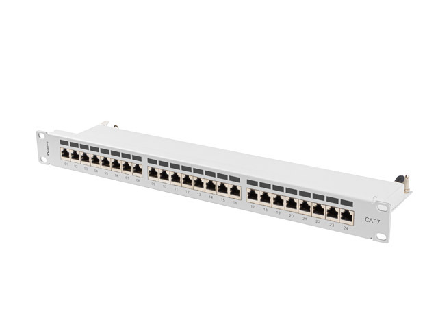 Lanberg PPS7-1024-S - Cat7 - F/UTP (FTP) - Grau - ABS - Metall - Rackeinbau - 1U, Ansicht 4