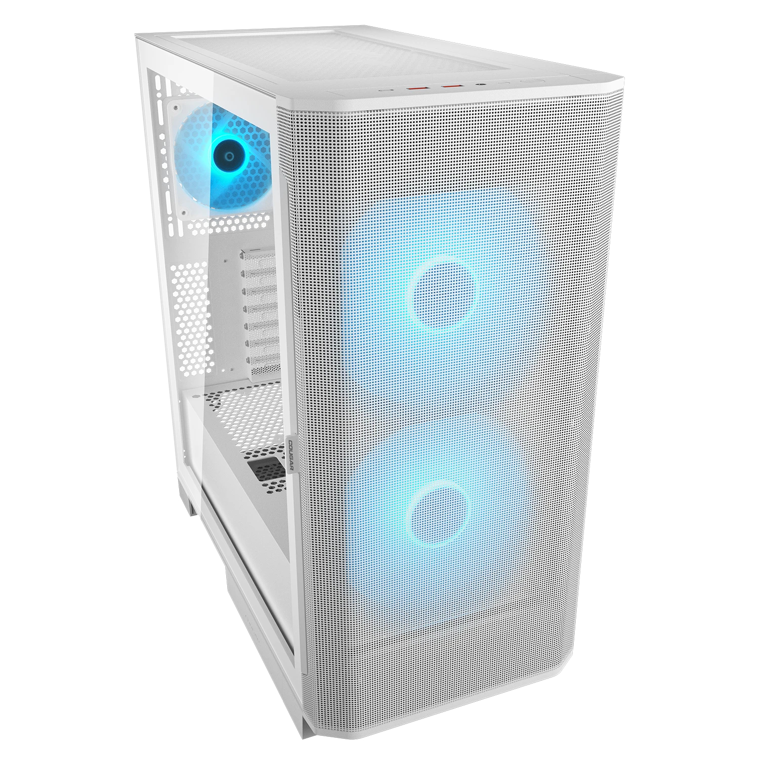Cougar Gehäuse Midi-Tower Airface FLO ARGB Weiß - Midi/Minitower - ATX, Ansicht 3