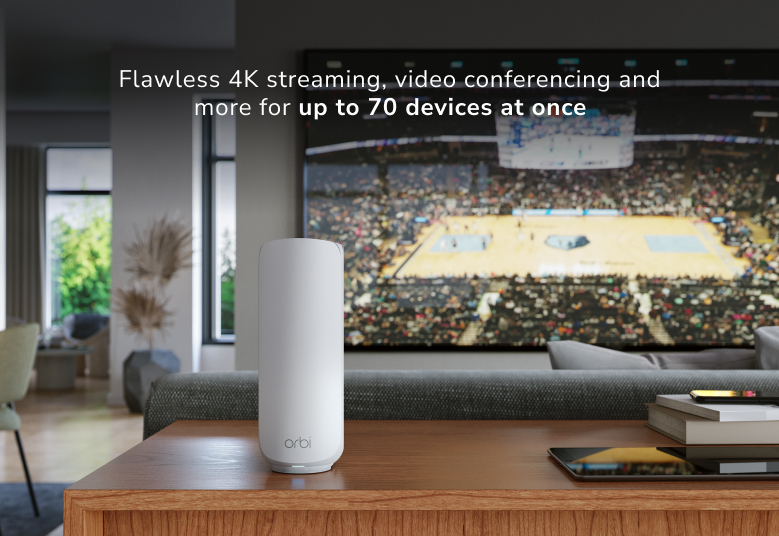 Netgear Orbi 370 Serie Dual-Band WiFi 7 Mesh 2er Pack, Access Point - weiß - Netgear Orbi 370 Serie, Ansicht 3