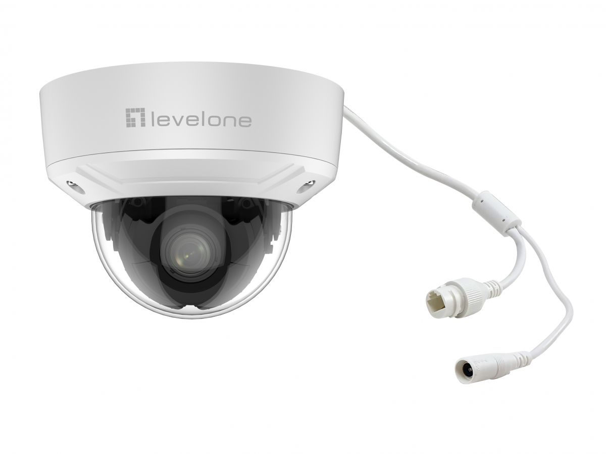 LevelOne IPCam FCS-3461 Dome Out 2MP H.265 IR 10W PoE - Netzwerkkamera, Ansicht 2