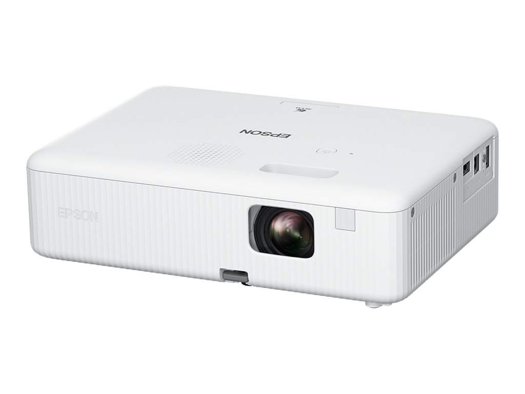 Epson CO-W01 - 3-LCD-Projektor - tragbar - 3000 lm (weiß)