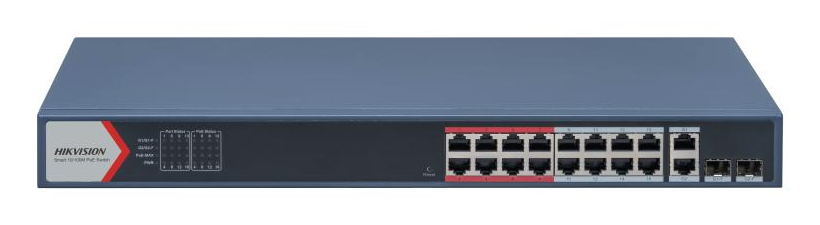 Hikvision DS-3E1318P-EI B Managed Switch PoE - Switch - 7,2 Gbps, Ansicht 2