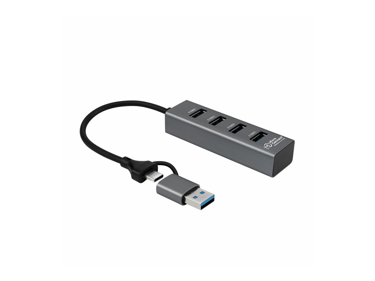 MicroConnect Hub - 4 x USB 3.2 Gen 1 - Desktop, Ansicht 2