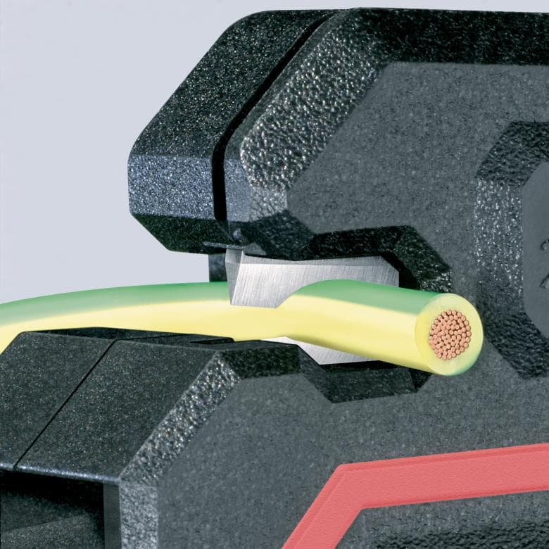 KNIPEX Abisolierzange 12 62 180 - Selbsteinstellende Abisolierzange 180 mm, Ansicht 3