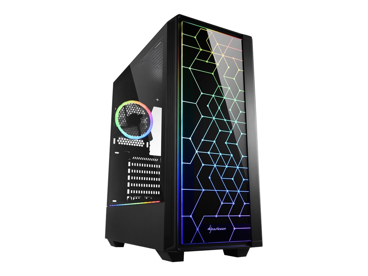 Sharkoon RGB LIT 100 - Tower - ATX - ohne Netzteil