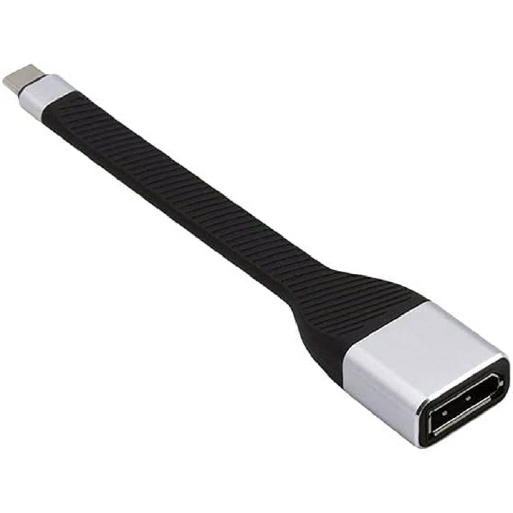 Techly USB-C Stecker zu Displayport Buchse kurz flaches FPC Kabel, Ansicht 4