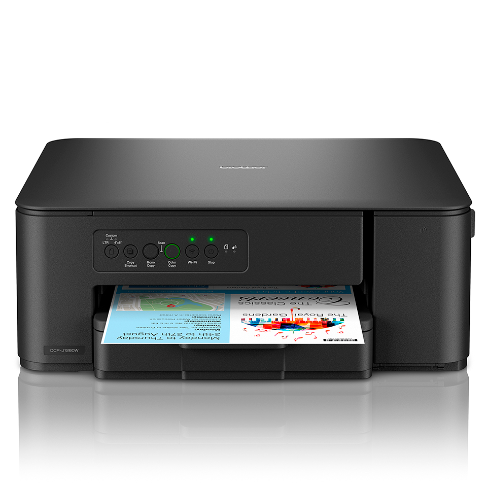 Brother DCP-J1260W - Multifunktionsdrucker - Farbe - Tintenstrahl - A4/Legal (Medien), Ansicht 2