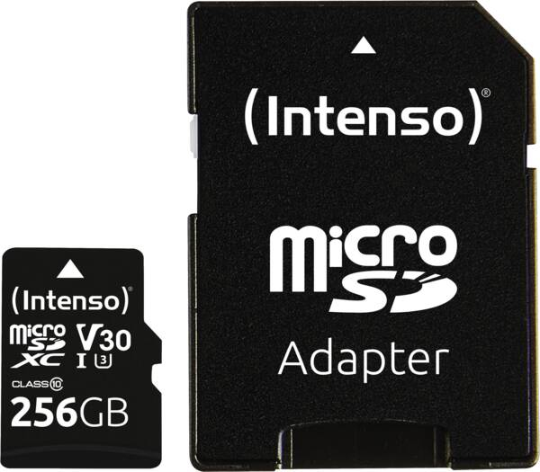 Intenso microSDXC C10 UHS-I Professional+ Adapter - Extended Capacity SD (MicroSDHC), Ansicht 2