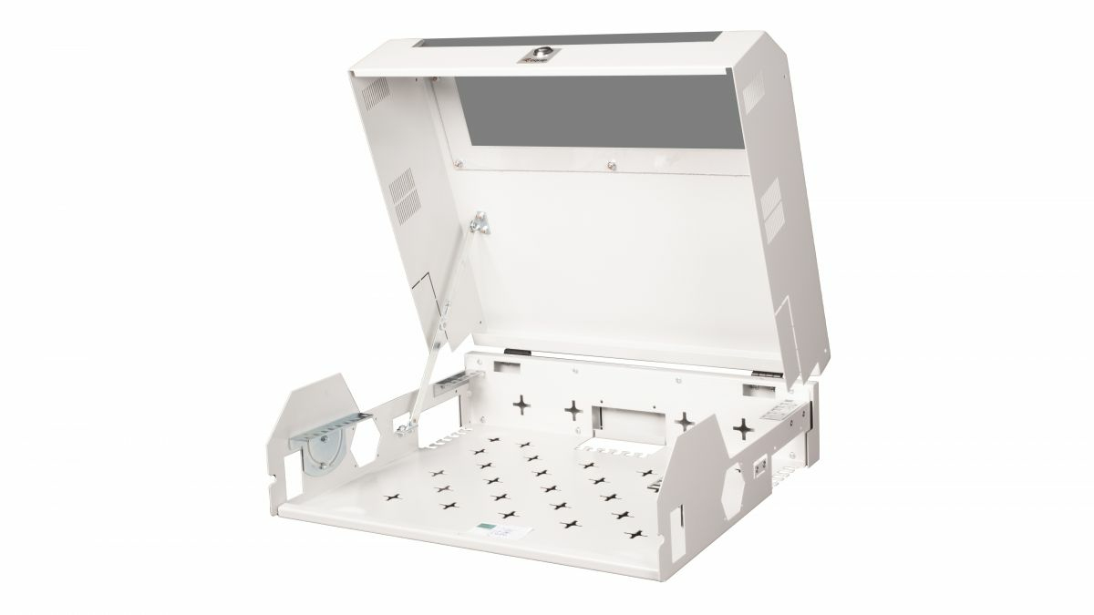 Equip Netzwerkschrank 19 05U Stahltür grau - Rack, Ansicht 4