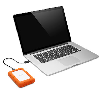 LaCie Rugged Mini - Festplatte - 2 TB - extern (tragbar) - USB 3.0, Ansicht 4