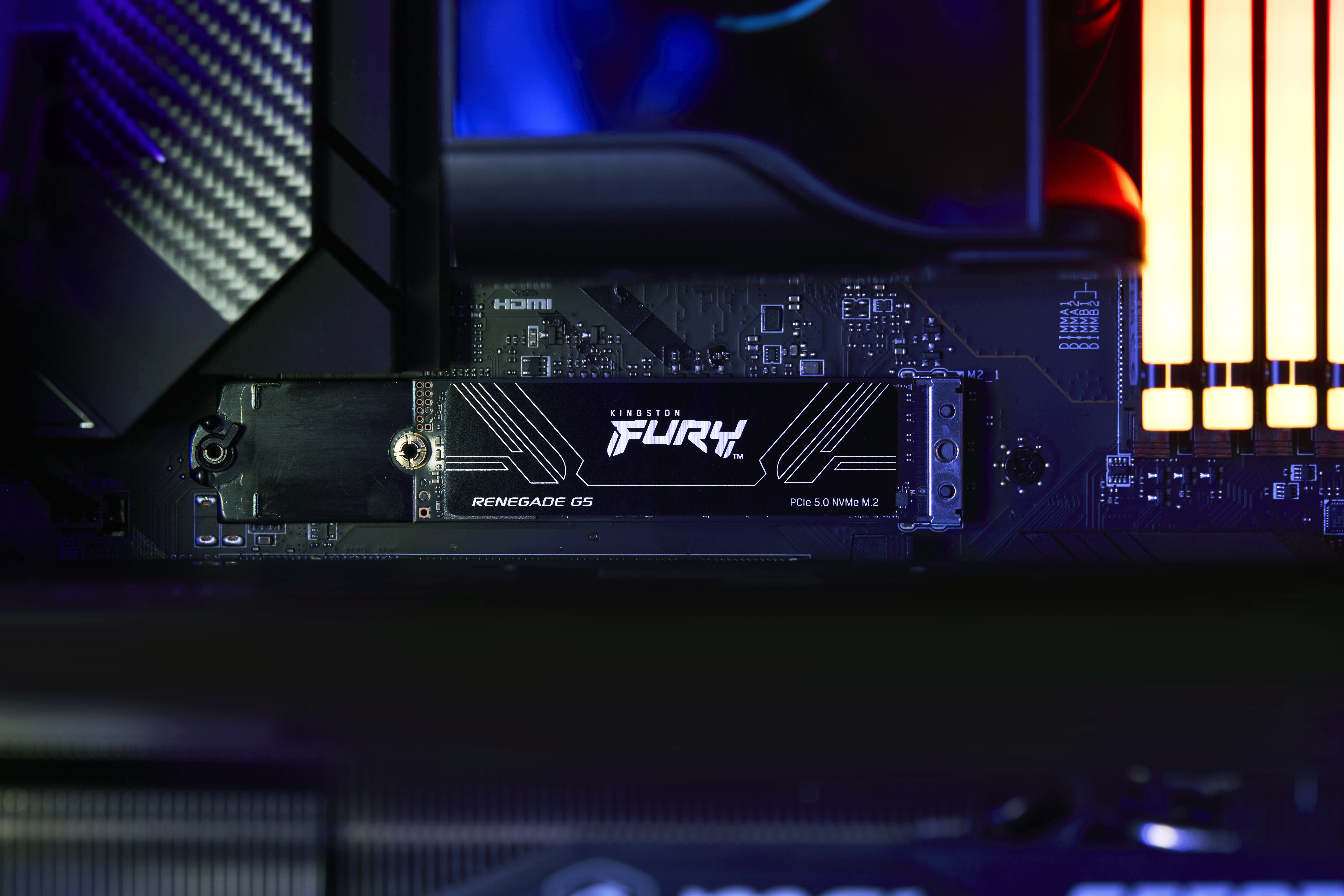 Kingston FURY Renegade G5 - SSD - 2 TB - intern - M.2 2280 - PCI Express 5.0 x4 (NVMe), Ansicht 4