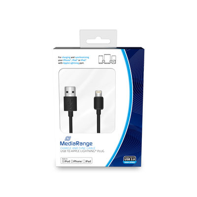 MEDIARANGE Lightning-Kabel - USB männlich zu Lightning männlich, Ansicht 2