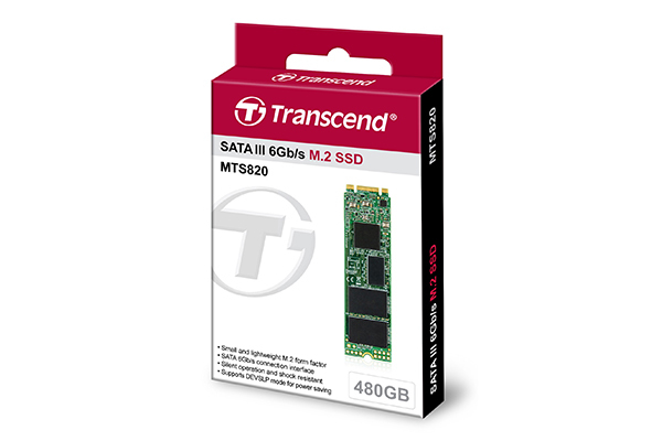 Transcend MTS820 - 480 GB SSD - intern - M.2 2280, Ansicht 3