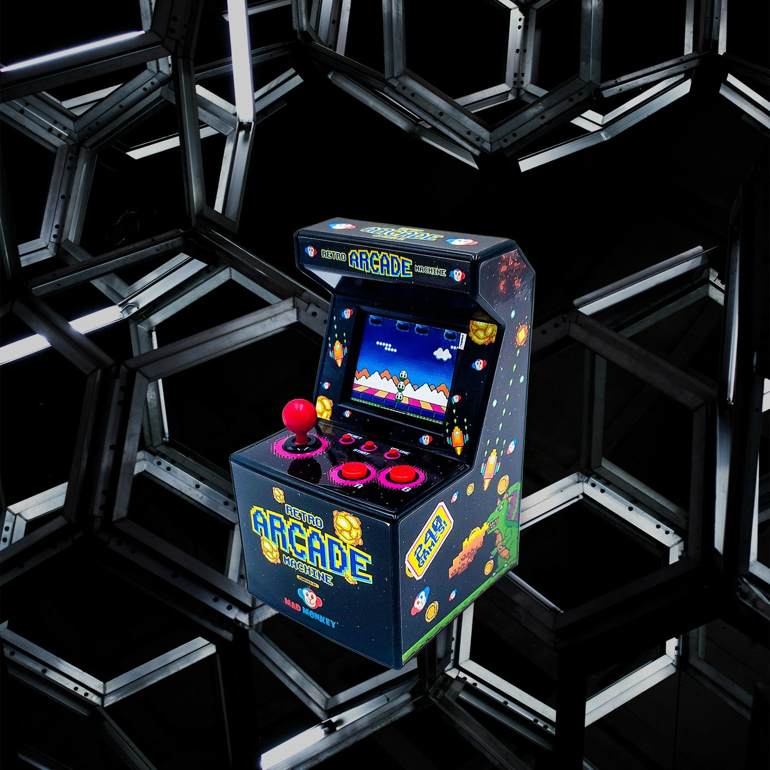 Thumbs Up Retro Mini Arcade Machine - 240 built-in games, Ansicht 4