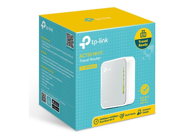 TP-LINK TL-WR902AC - Wireless Router - Wi-Fi