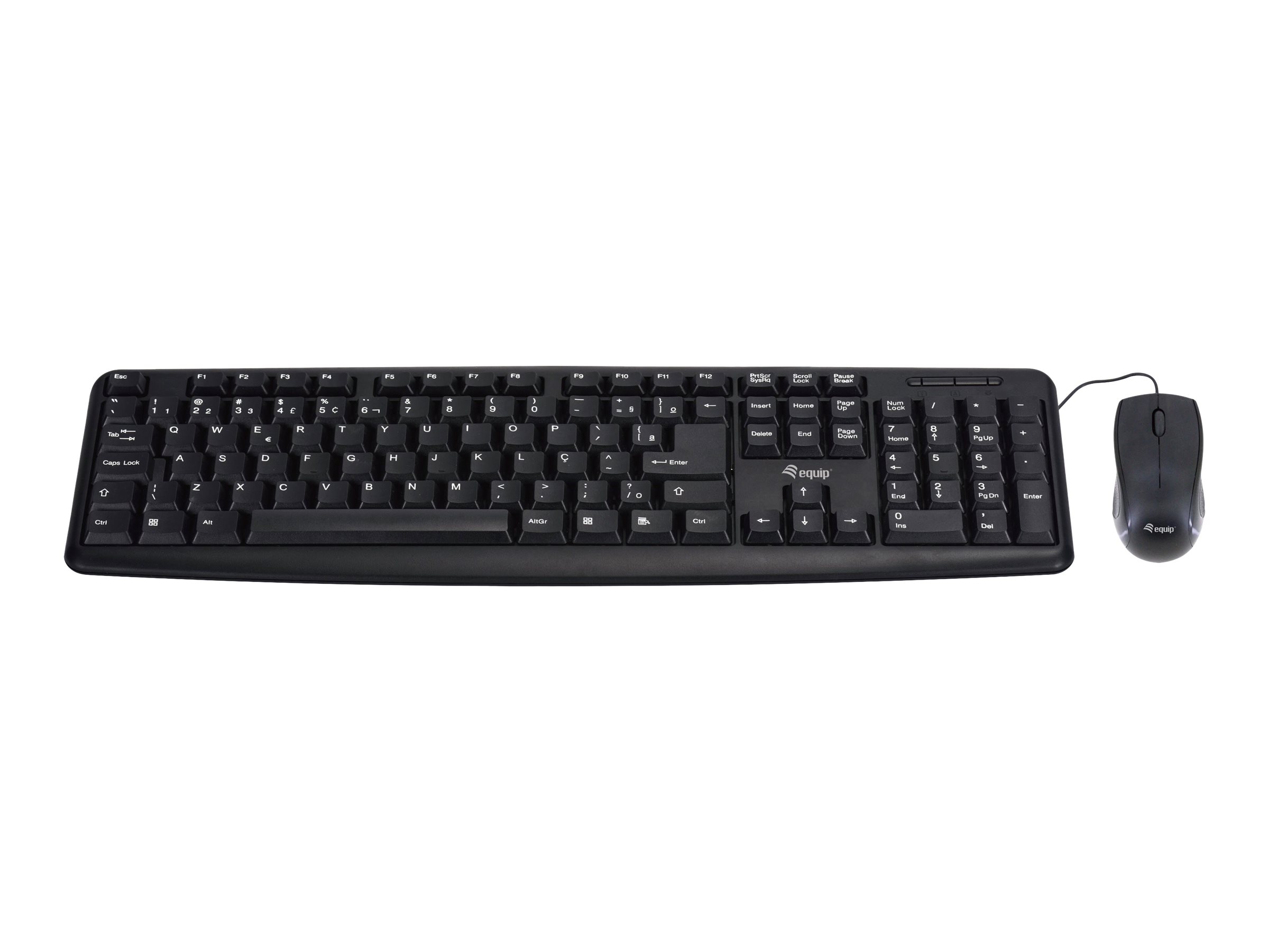 Equip Life - Tastatur-und-Maus-Set - USB - Deutsch