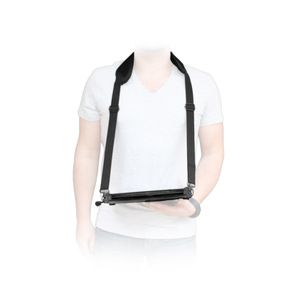 Mobilis ERGONOMIC SHOULDER STRAP . - Notebook - Schwarz - Karabinerhaken, Ansicht 3