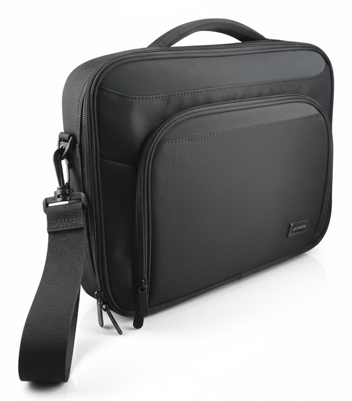 4smarts Laptop-Tasche Target Eco Clamshell 13–14” schwarz, Ansicht 4