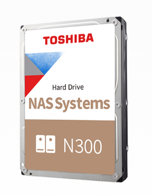 Toshiba Bulk N300 NAS Hard Drive 10TB 512MB - Festplatte - Serial ATA, Ansicht 3