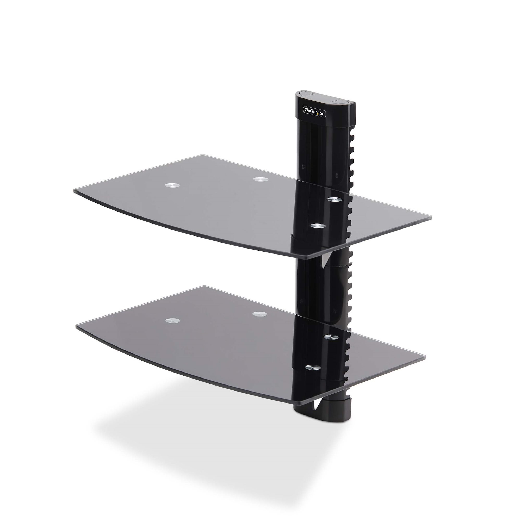 StarTech.com Dual Floating Wall-Mounted AV Shelves, Adjustable Height Shelf For Under TV, Ansicht 2