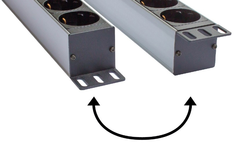 Good Connections Steckdosenleiste 19 - Schutzkontakt-Stecker an 8x Schutzkontakt-Buchse - mit Schalter - Kinderschutz, Ansicht 2
