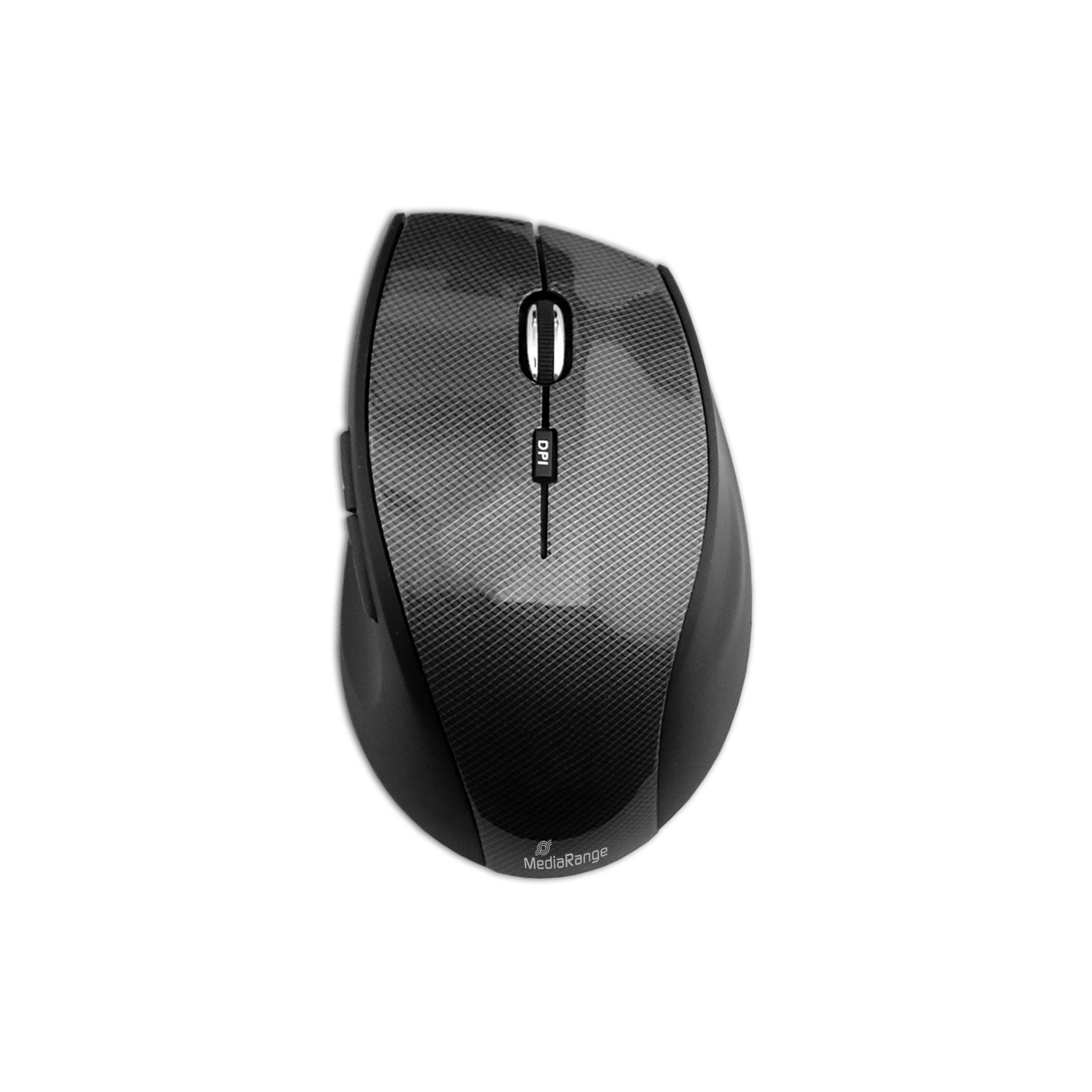 MEDIARANGE MROS207 - Maus - optisch - 5 Tasten - kabellos - 2.4 GHz - kabelloser Empfänger (USB), Ansicht 3