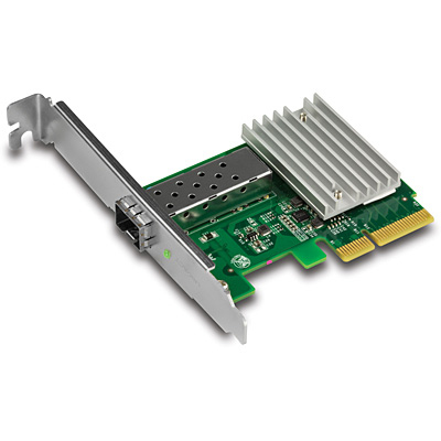 TRENDnet TEG-10GECSFP - Netzwerkadapter - PCIe 2.0 x4 Low-Profile, Ansicht 2
