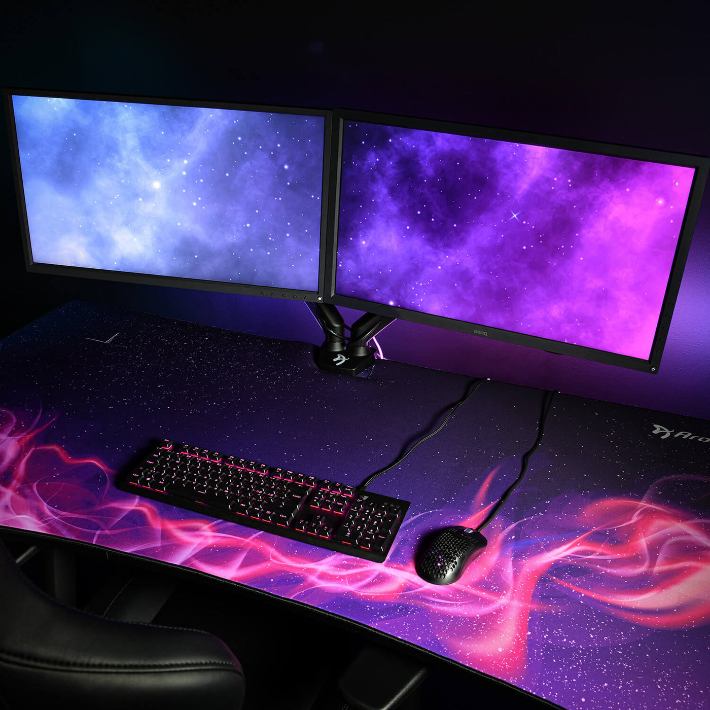 Arozzi Gaming-Tisch Arena Deep Purple - Galaxy 1/2 160x82cm, Ansicht 2