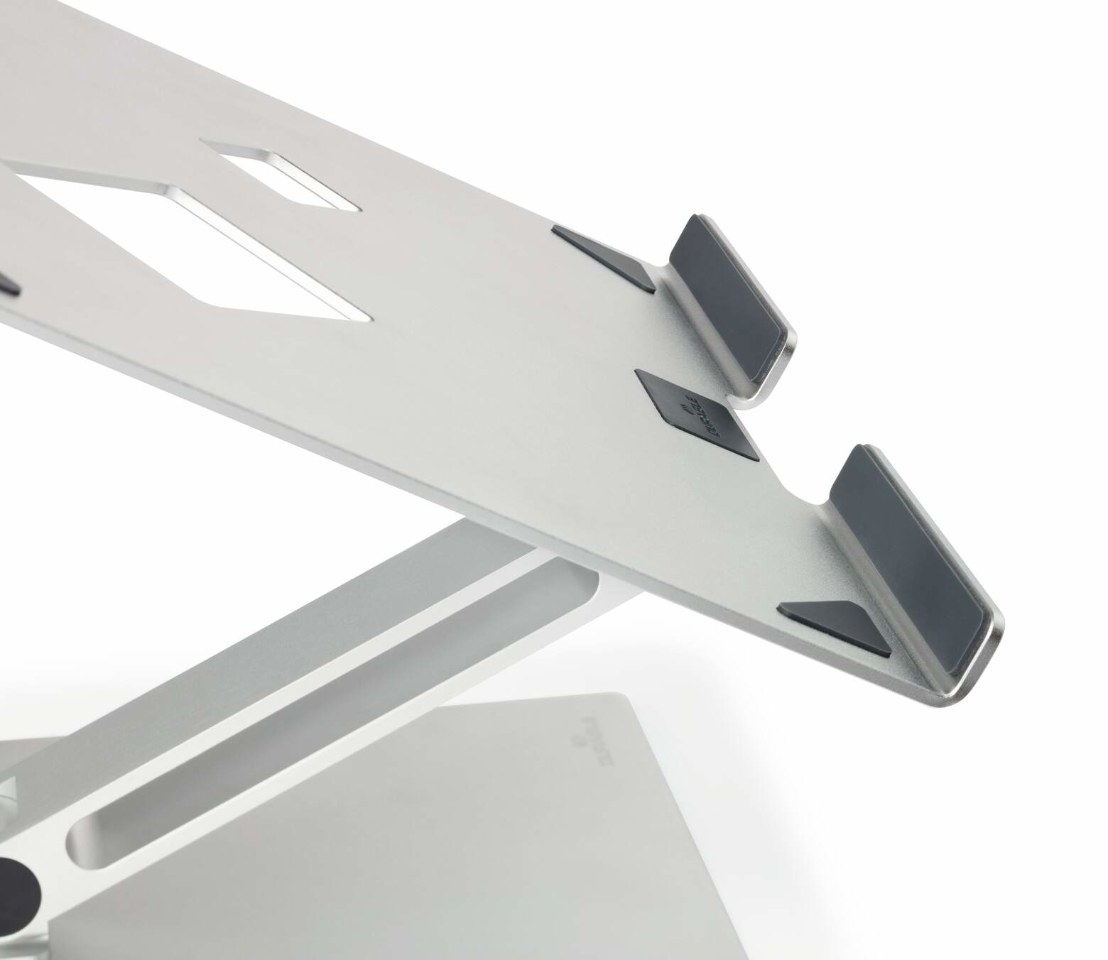 Durable RISE - Aufstellung - faltbar - für Notebook / Tablet - Aluminium - Silber (10-17), Ansicht 2