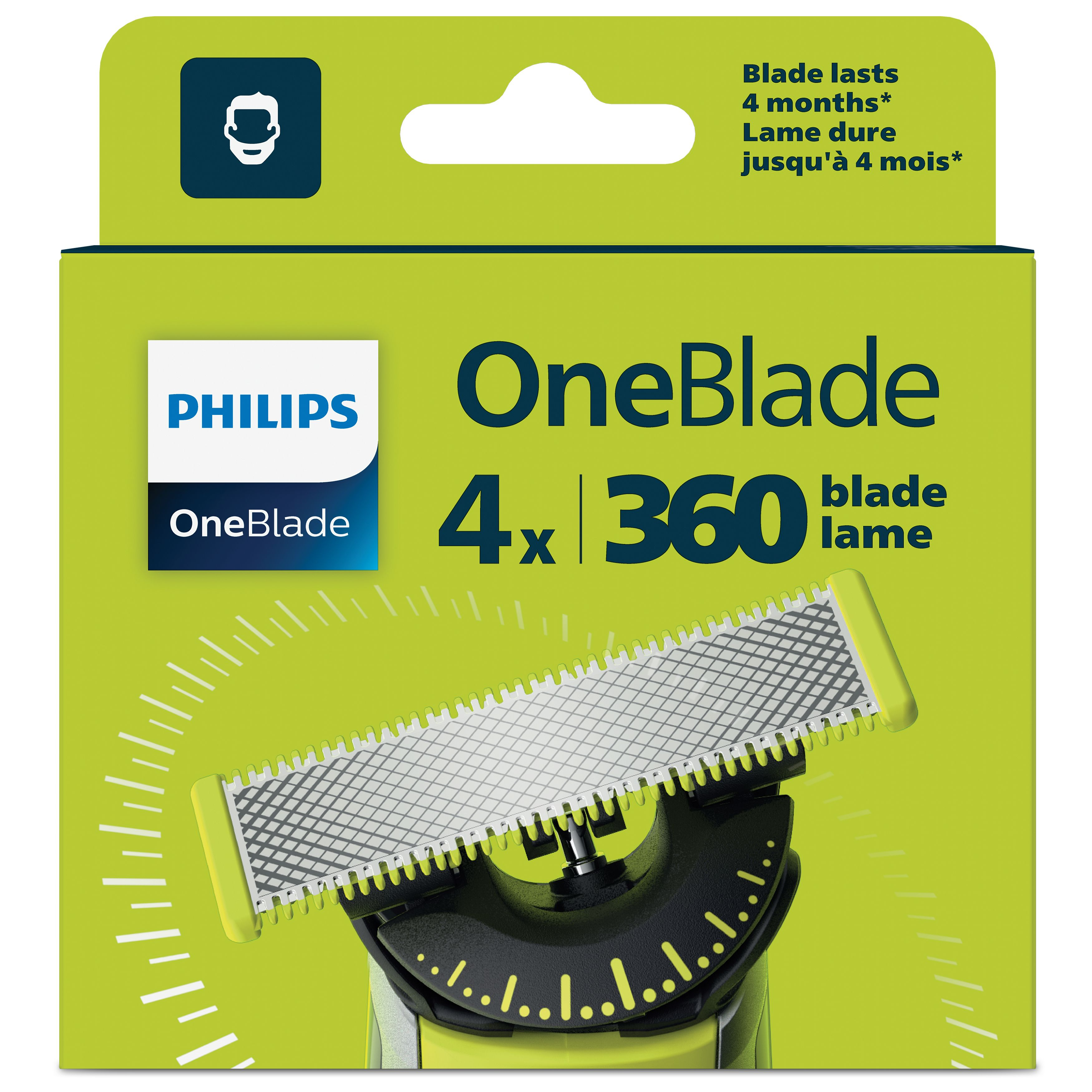Philips Blades OneBlade Philips, 360flex, 4pack, Ansicht 2