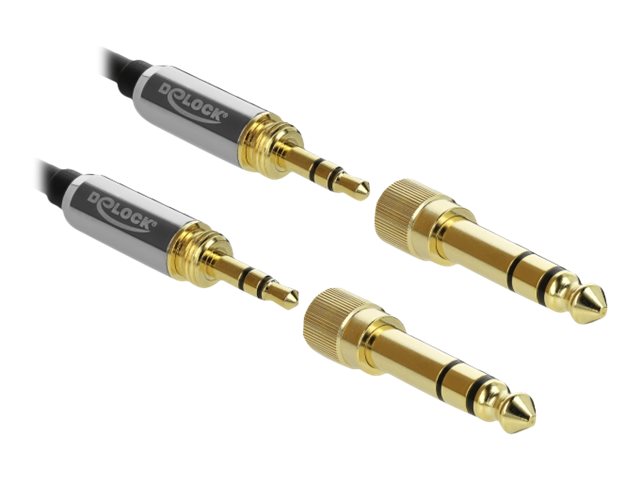 Delock Audio-Kabelkit - Schwarz - gewickelt