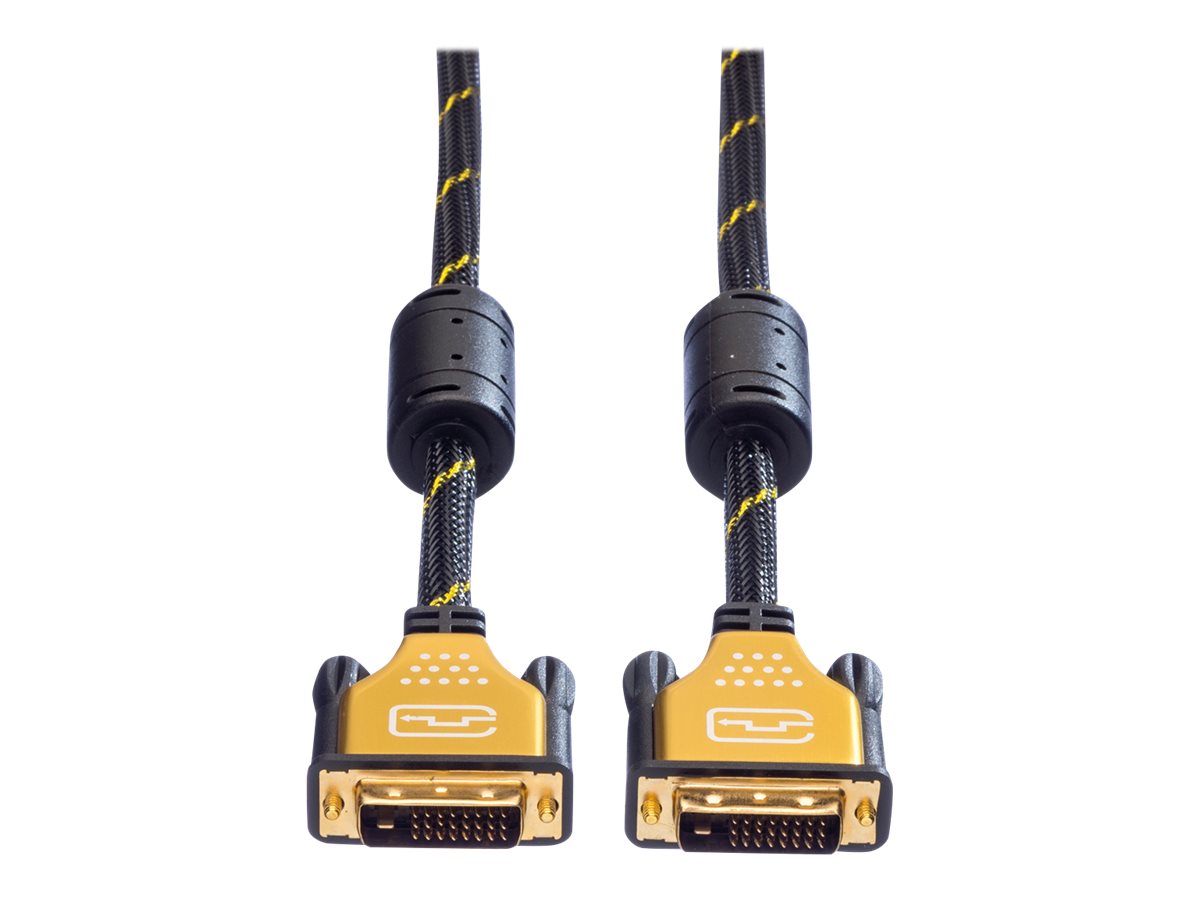 ROLINE GOLD - DVI-Kabel - Dual Link - DVI-D (M)