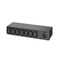 APC Basic Rack PDU AP6015A - Stromverteilungseinheit (Rack - einbaufähig) - Wechselstrom 120-240 V - Ausgangsanschlüsse: 8 (IEC 60320 C13)