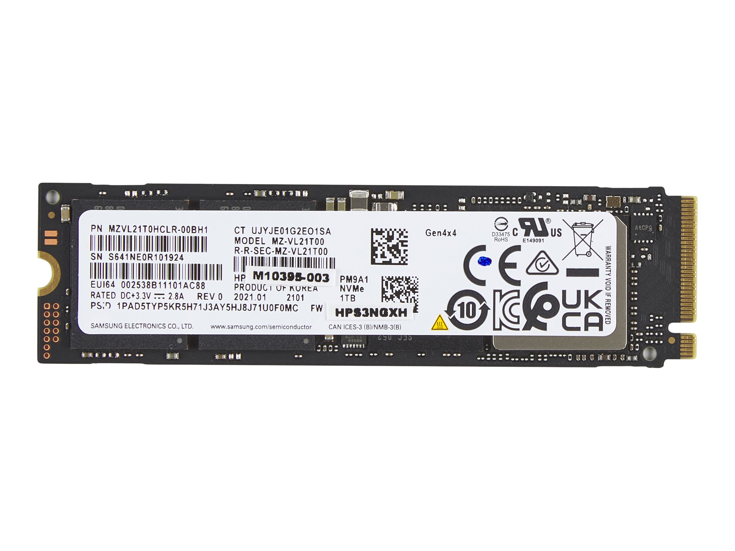 HP SSD 1TB PCIe-4x4 NVMe M.2 (5R8Y0AA)