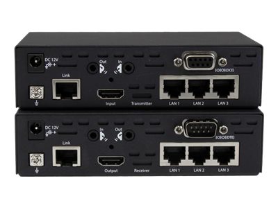 StarTech.com HDMI über Cat5e  Cat6 Extender mit Power Over Cable RS232 IR und 10100 Ethernet
