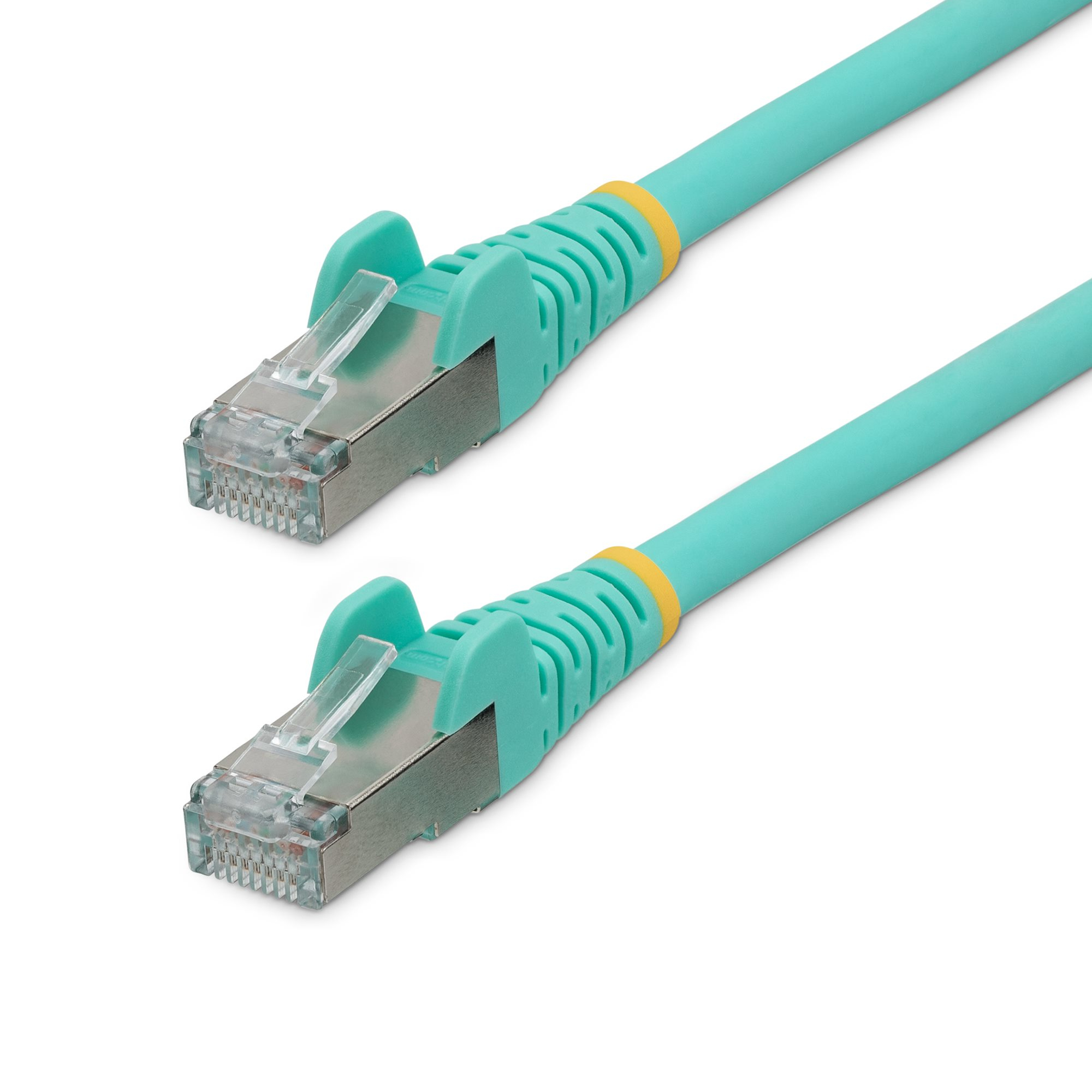 StarTech.com 2m CAT6a Ethernet Cable - Aqua - Low Smoke Zero Halogen (LSZH), Ansicht 2