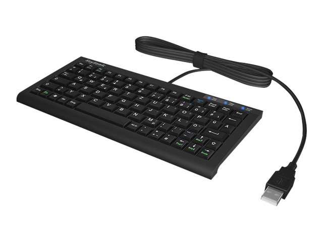 KeySonic ACK-3401U - Tastatur - USB - Schwarz - TL: UK, QWERTY, Ansicht 5