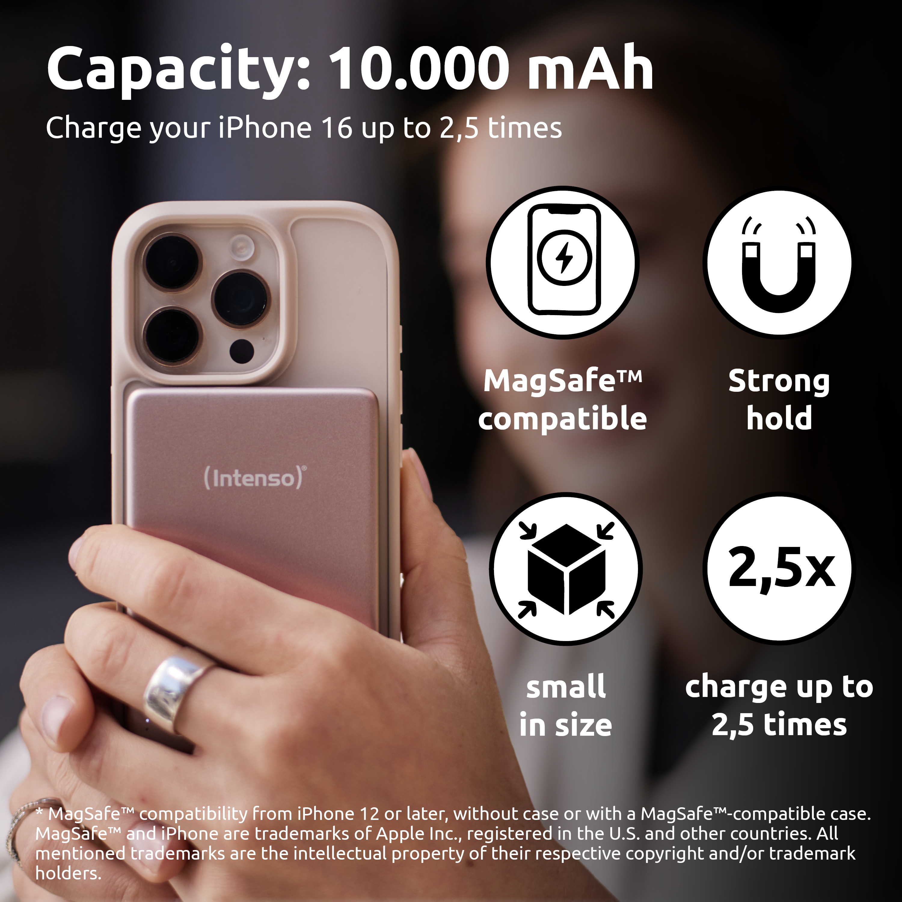 Intenso Powerbank MW10000 - Batterie - 10.000 mAh, Ansicht 3