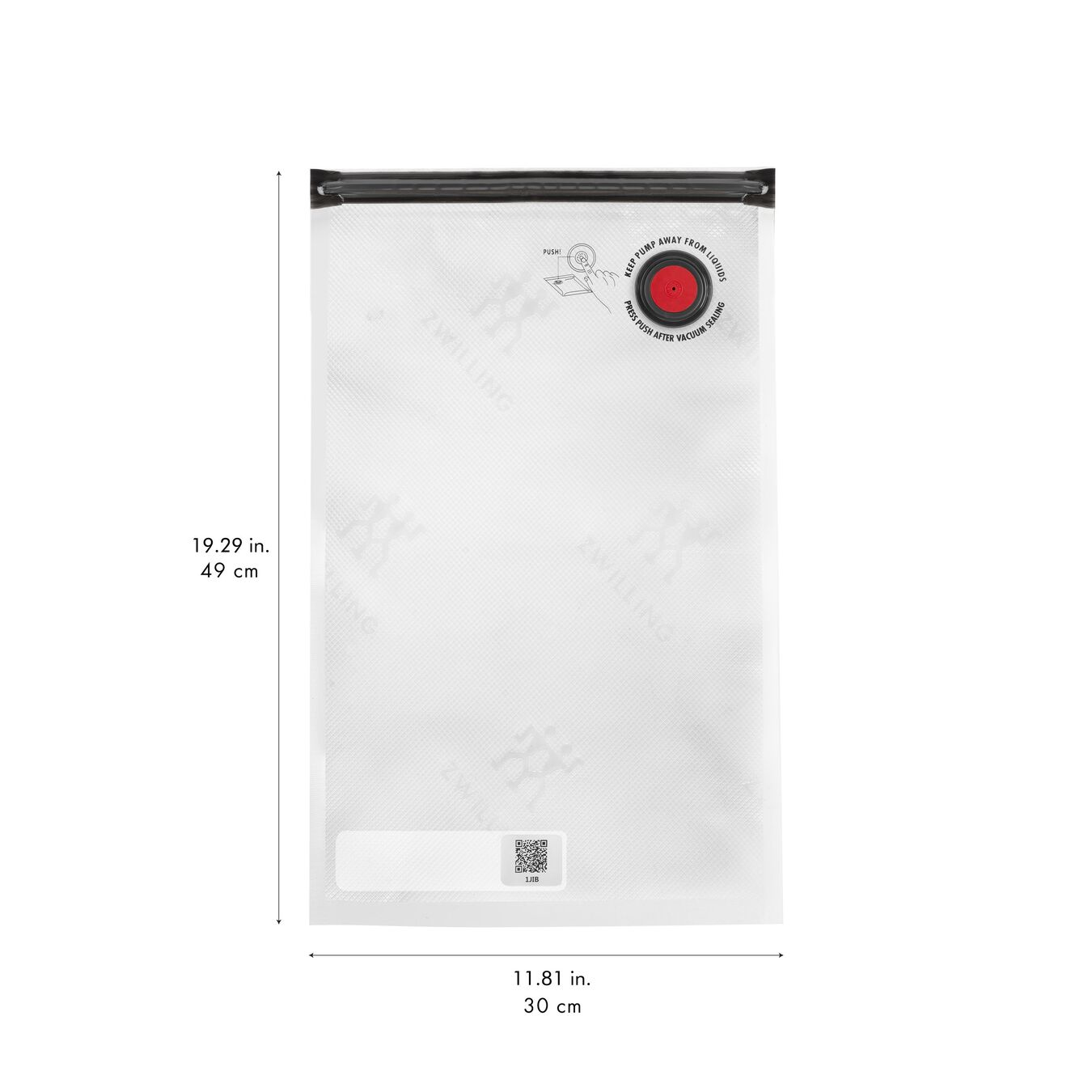 Zwilling FRESH & SAVE - Vakuumtasche - 8,5 l - Transparent - -18 - 92 °C - 3 Stück(e) - 300 mm, Ansicht 3