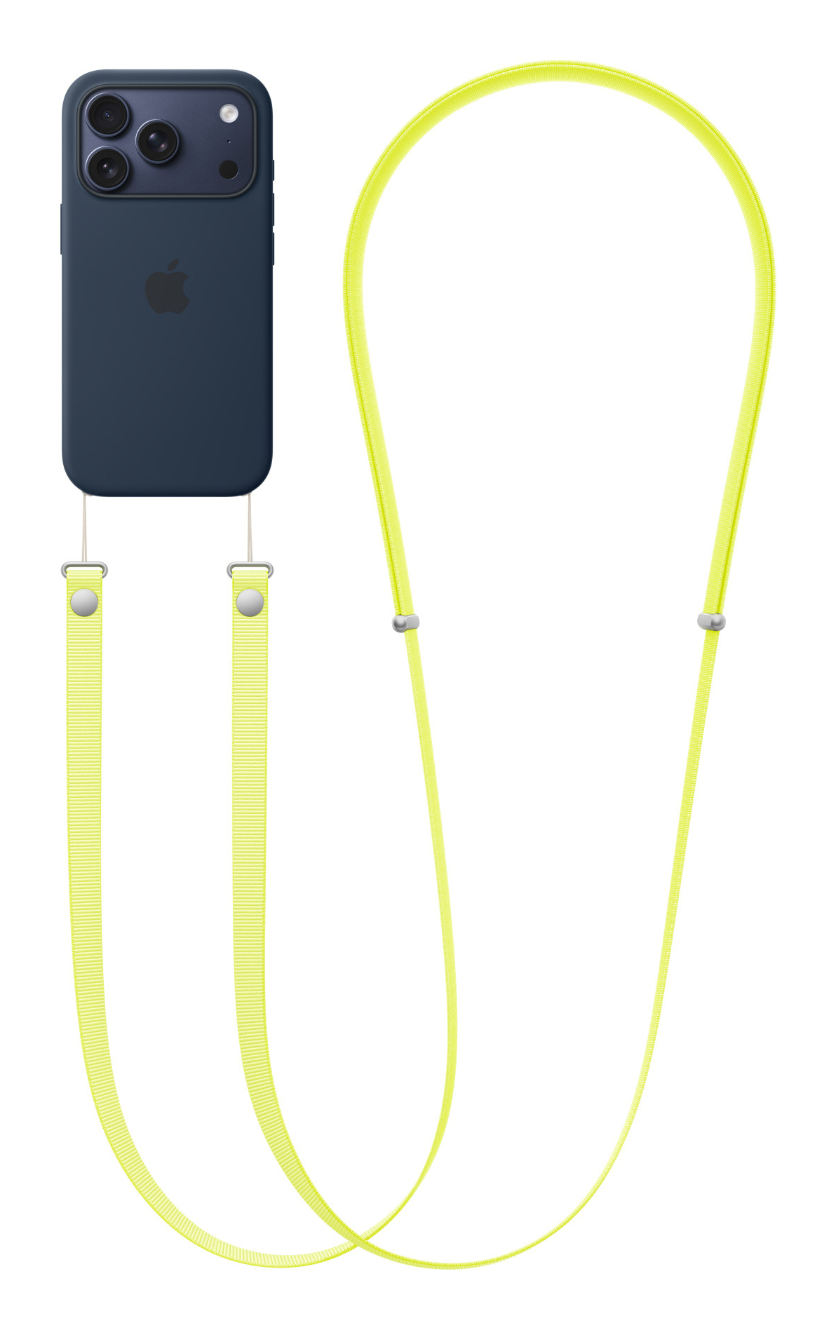 Apple Schultergurt für Handy - Neongelb, Ansicht 3