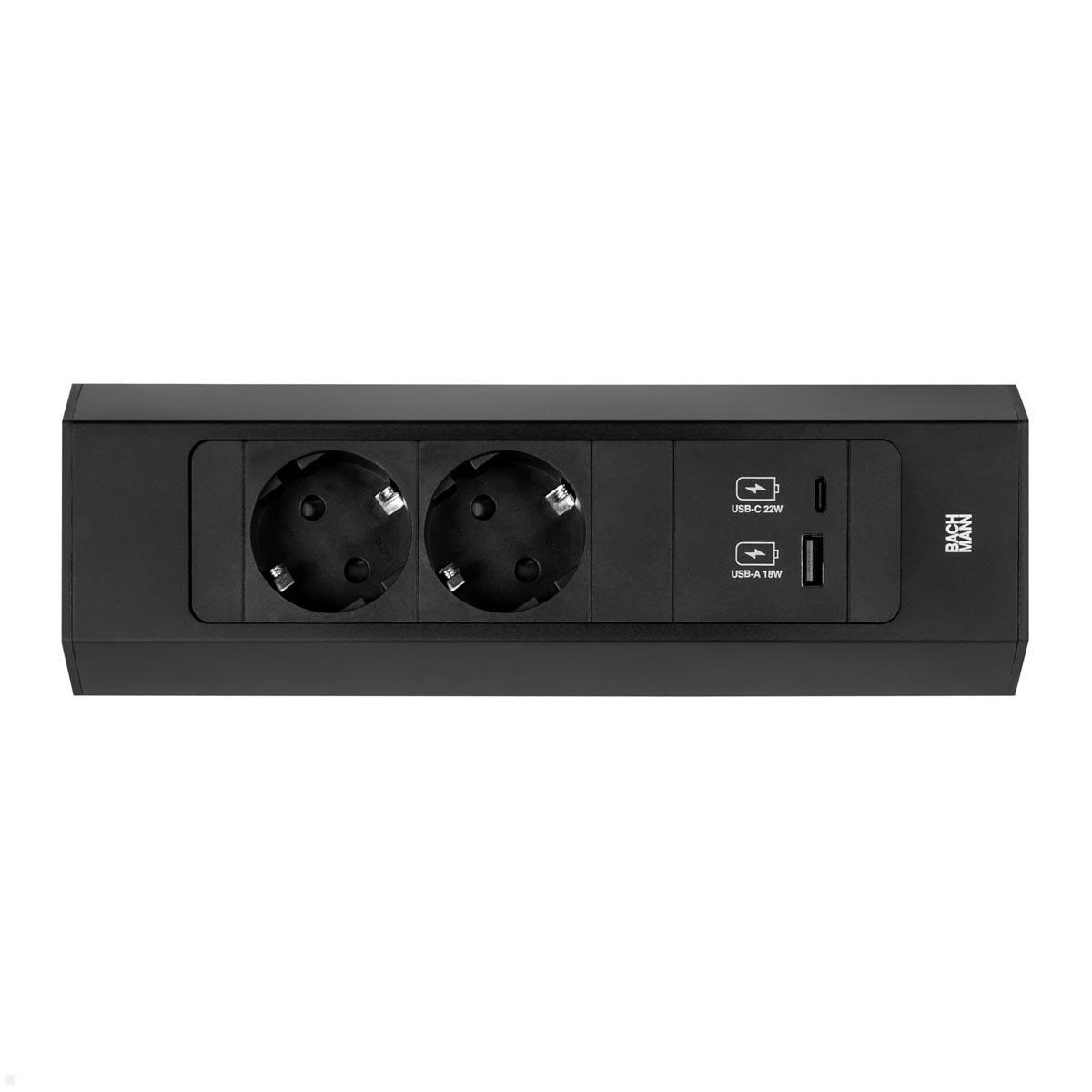 Bachmann 932.102 CASIA 2 2xCEE7/3 1xUSB A/C 22W, Ansicht 2