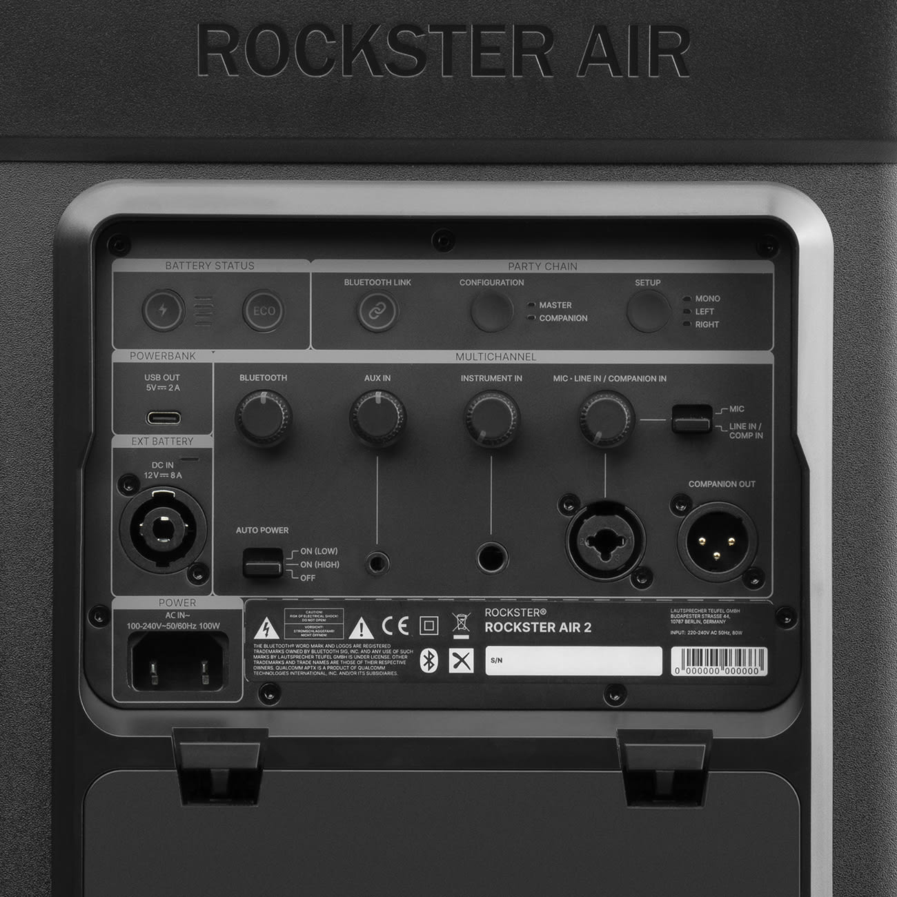 Teufel 106429001 - Lautsprecher Bluetooth Rockster Air 2 - Lautsprecher - 2.1, Ansicht 4