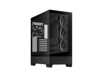 ASUS A31 Plus TG ARGB ATX Gaming Gehäuse mit Seitenfenster schwarz -• Midi-Tower Gehäuse