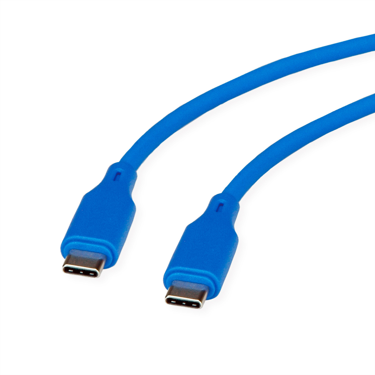 ROLINE Usb 2.0 Kabel C-C ST/ST Silikon 60W - Kabel - Digital/Daten