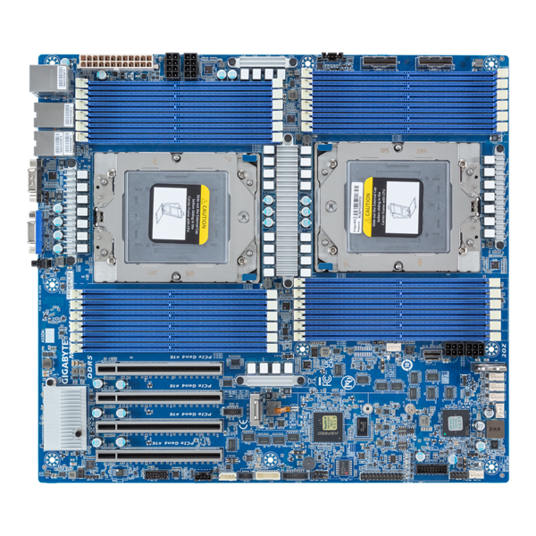 Gigabyte MZ73-LM1 - 1.X - Motherboard - E-ATX - LGA6096 Socket, Ansicht 4