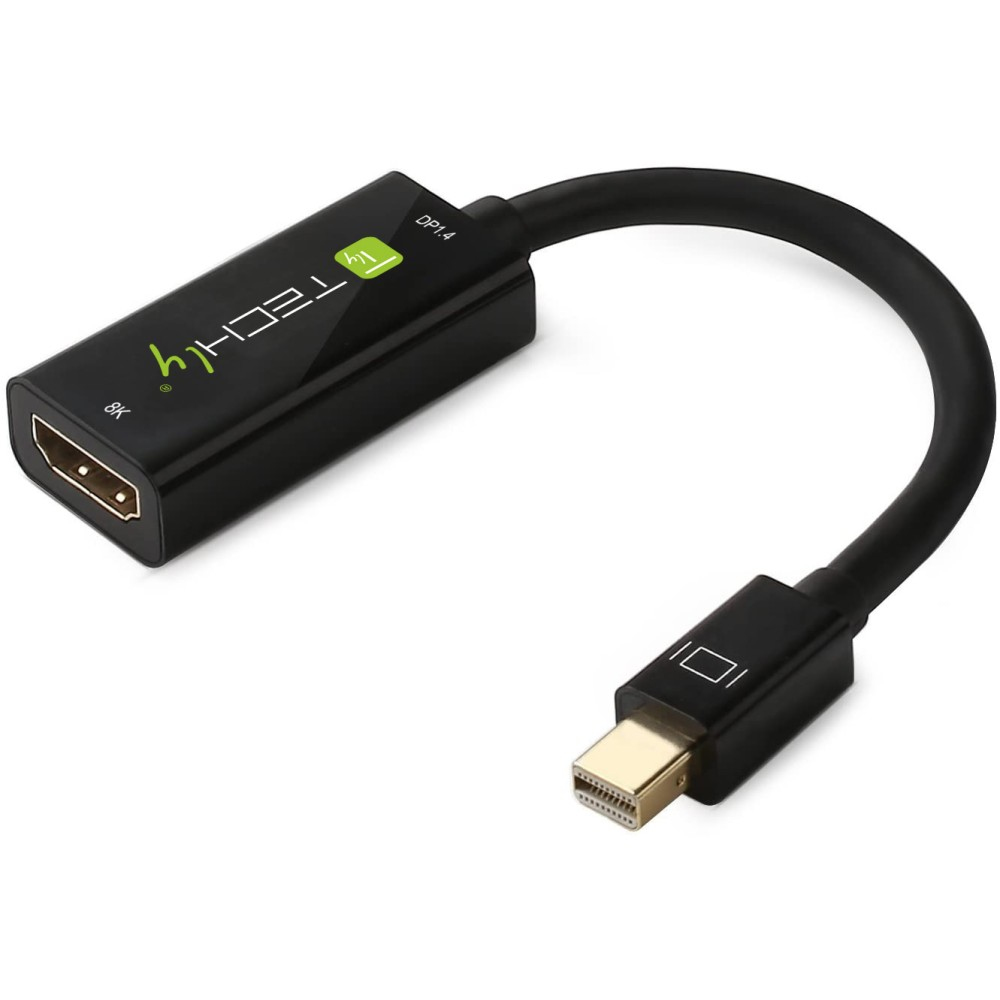 IC Intracom Adapter Mini DisplayPort M 1.4 auf HDMI F 8K schwarz - Adapter - Digital/Display/Video, Ansicht 2