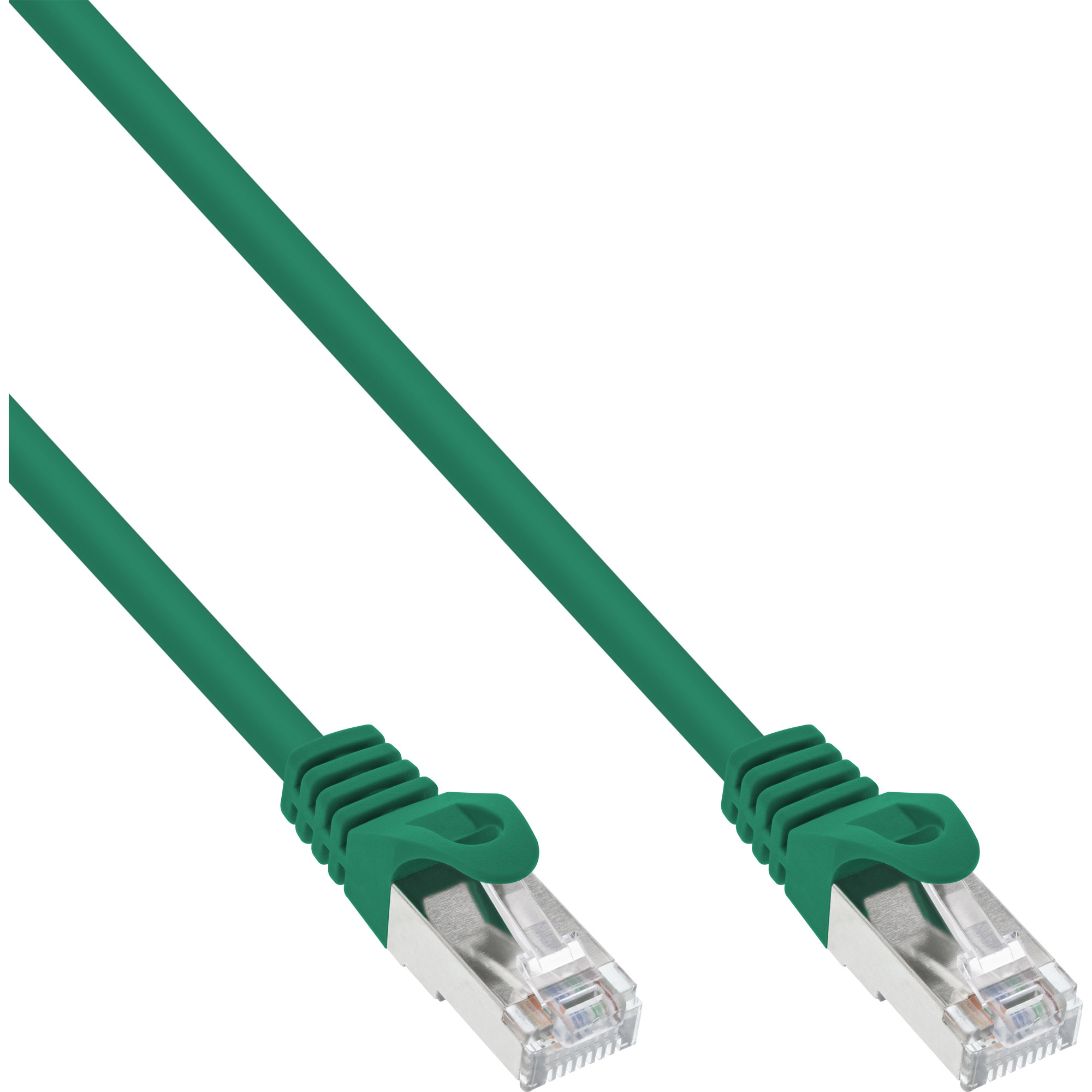 InLine Patchkabel - SF/UTP - Cat.5e - grün - 5m, Ansicht 2