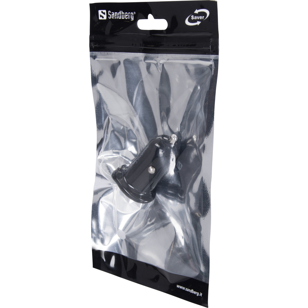 SANDBERG SAVER - Auto-Netzteil - 2.1 A - 2 Ausgabeanschlussstellen (USB), Ansicht 2