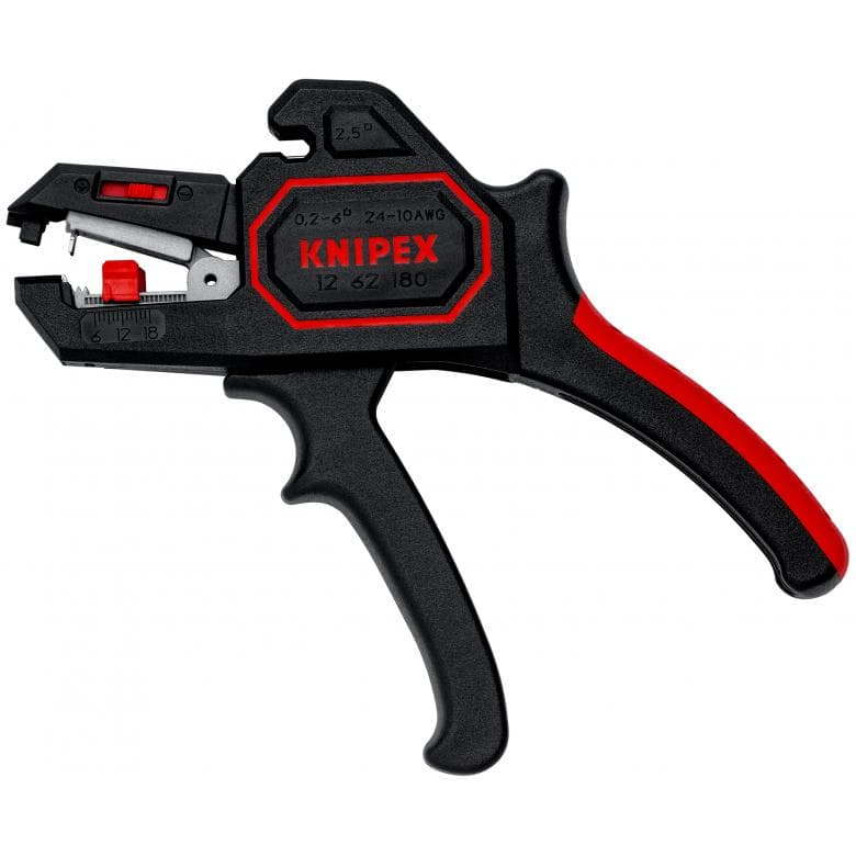 KNIPEX Abisolierzange 12 62 180 - Selbsteinstellende Abisolierzange 180 mm, Ansicht 4
